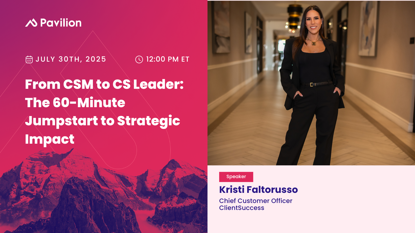 From CSM to CS Leader: The 60-Minute Jumpstart to Strategic Impact